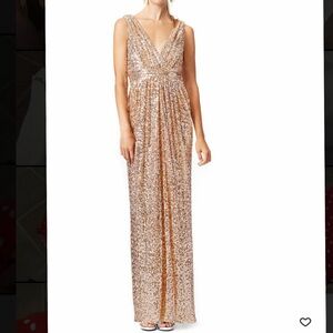 NWOT Badgley Mischka Glitz Sequin Gown